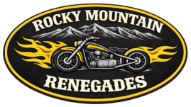 Rocky Mountain Renegades RC motorcycle riding club logo